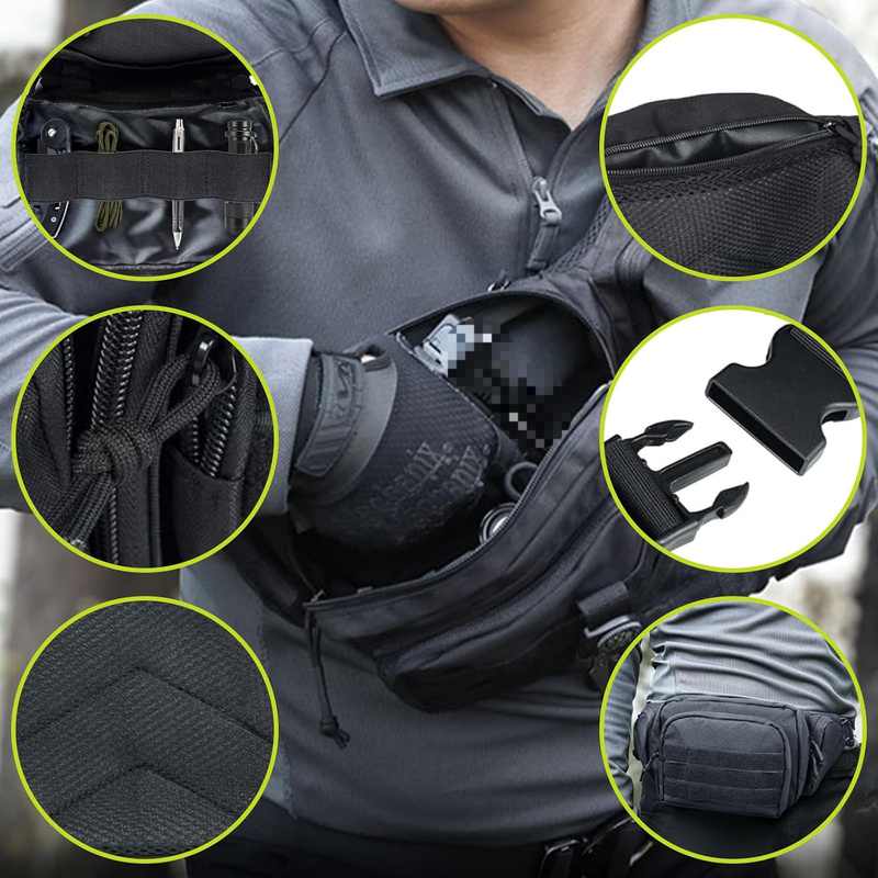 Sac banane multi-poches en Oxf - Fishing Belt avis et prix