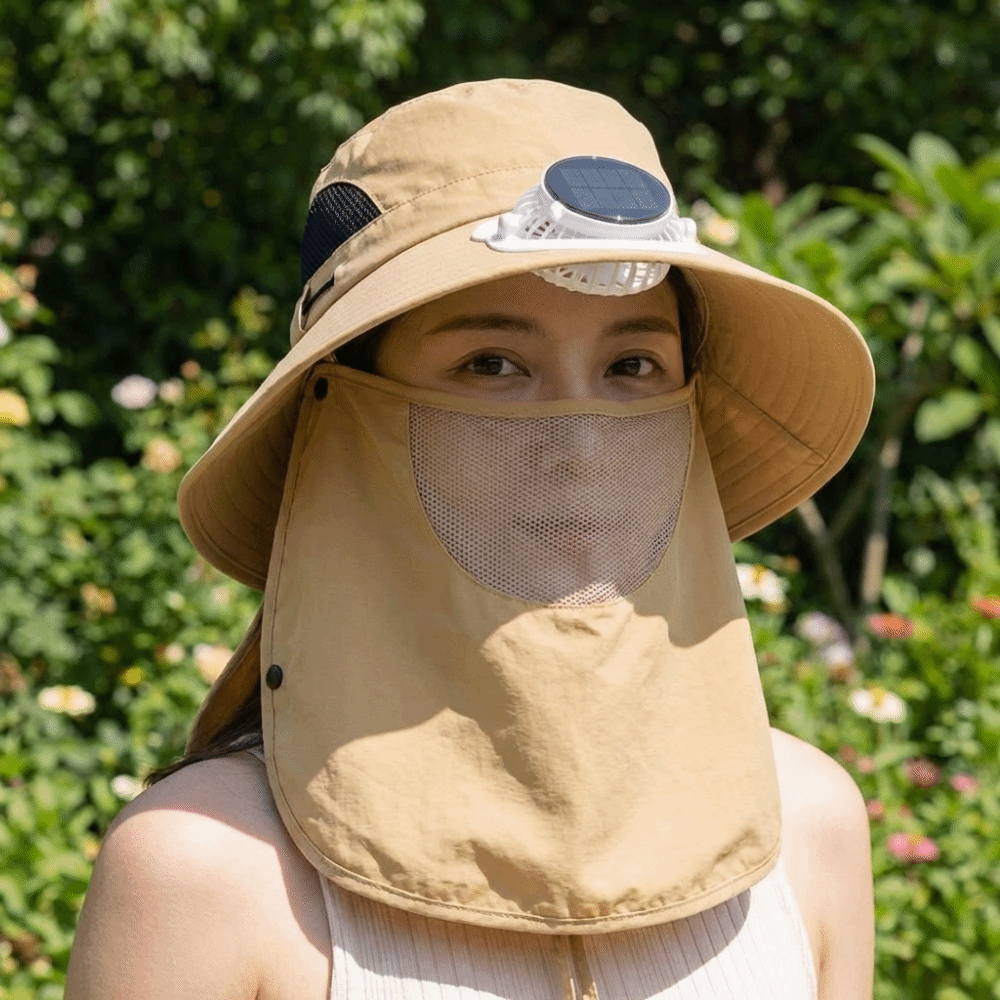 Chapeau ventilateur solaire po - Fishing Hat avis et prix