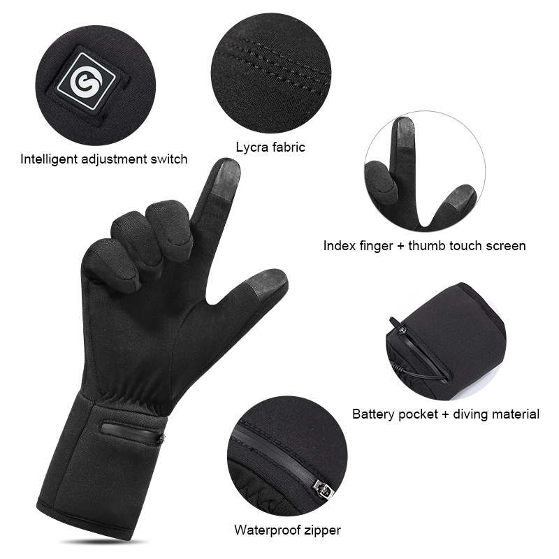 Gants chauffants à doublure él - Fishing Gloves avis et prix